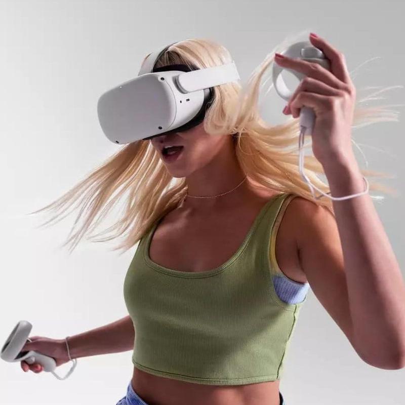 Óculos VR Meta Quest 2 KW49CM 128GB (899-00182-02) Branco